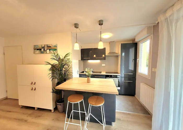 Cozy Pool View Of Cite Des Vins 公寓 博讷