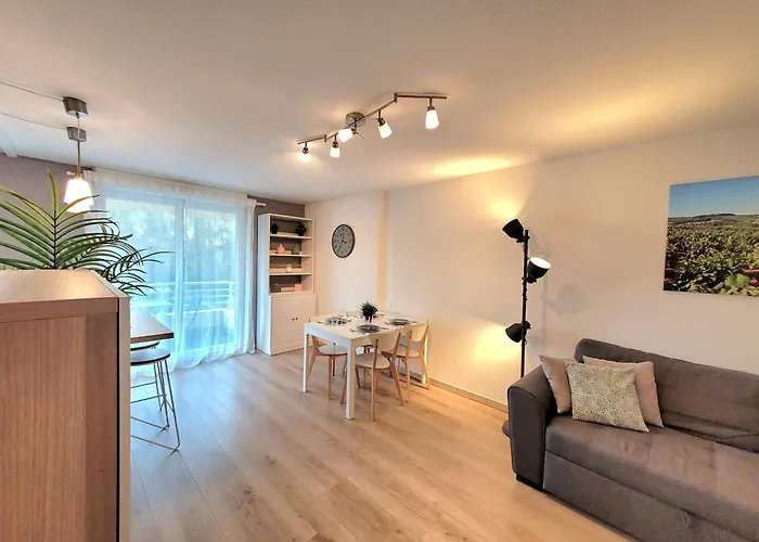 Cozy Pool View Of Cite Des Vins 博讷